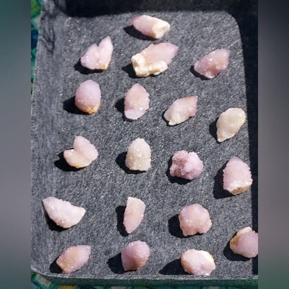 LOT! Spirit CrystalsyPineapple Quartz Crystals Purple Amethyst Quartz Crystals - Picture 11 of 16